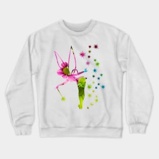 Floral Tinkerbell Crewneck Sweatshirt